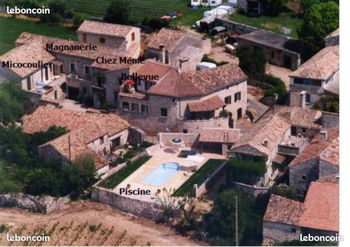 Location mas ardechois 4gîtes classés 2 piscine Orgnac-l&#039;Aven Ardèche