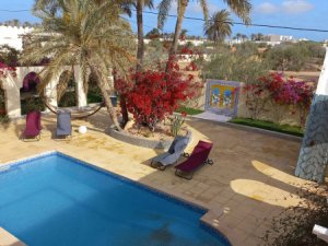 location Suite dans maison d’Hôte Midoun Rte Phare « Chambre Baldaquin » Djerba