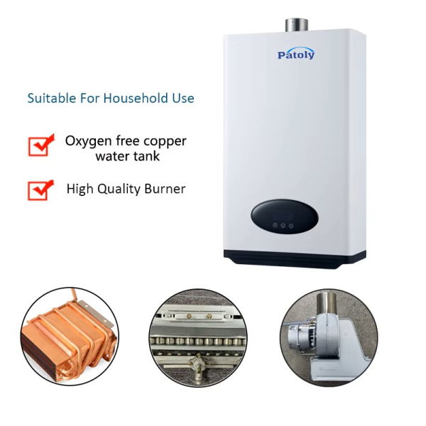 Chauffe eau d'interieur avec Design 10L/mn