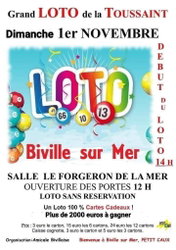 Super loto de la Toussaint à Biville-sur-Mer