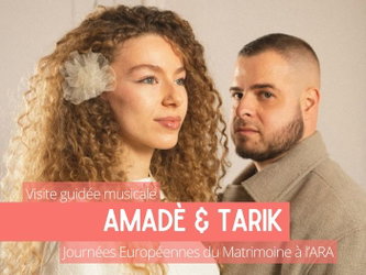 Journées Matrimoine visite guidée impromptu musical par Amadè & Tarik