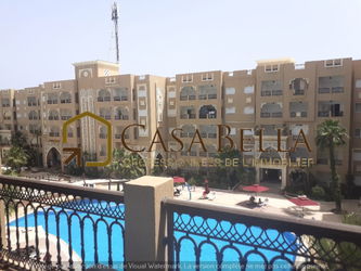 Location pour saison estivale 1 somptueux appartement vue piscine Chatt Mariem