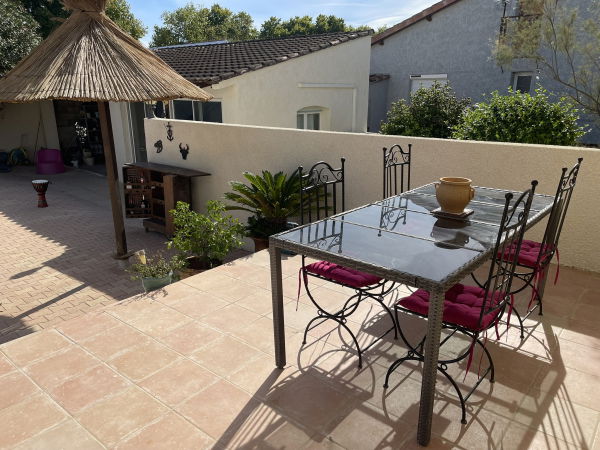 Vue de la terrasse arrière