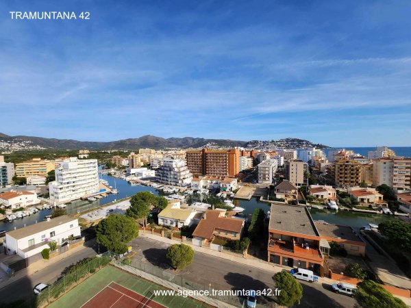 Vente Studio vue panoramique mer canal Rosas Espagne
