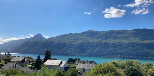 Vente superbe maison vue lac proche d'aix les bains Genève Suisse