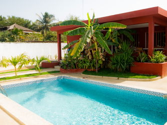 La villa vue de l'extérieur