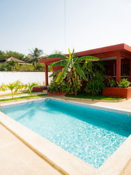 La villa vue de l'extérieur