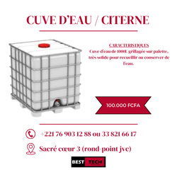 cuve d'eau