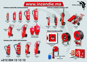 Extincteurs classe D feux de métaux