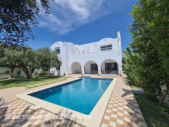 Location villa isis hammamet zone théâtre Tunisie