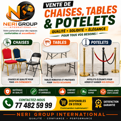 chaises,tables
