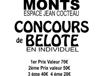 Concours belote Monts Indre et Loire