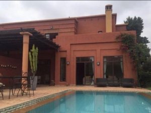 location villa meublee piscine marrakech Maroc