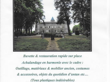 Brocante au château de Varennes