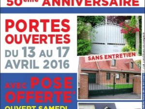 fabricant portail porte ouverte 50 ans Aix-Noulette Pas de Calais