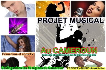 FREEWAY MUSIC cherche des partenaires pour créer 1 projet musical Yaoundé