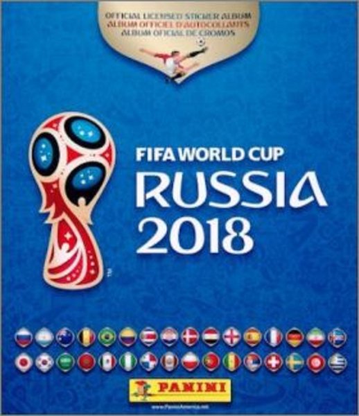 10 Autocollants Panini FIFA World Cup Russia 2018 dos rose Esch Luxembourg