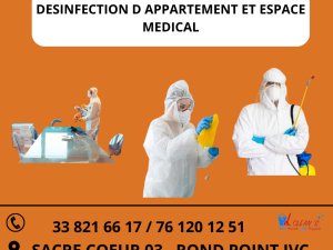 desinfection appartement espace medical Dakar Sénégal