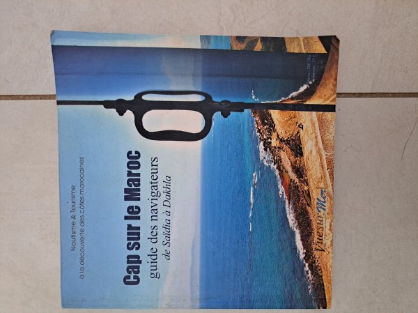 Edition Rare d'un Guide nautique des cotes Marocaines Agde Hérault