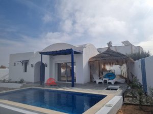 location annuelle villa piscine À el may djerba rÉf Tunisie