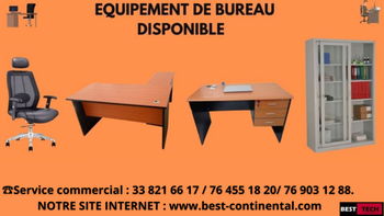 Annonce MEUBLES EQUIPEMENTS BUREAU DISPONIBLES Dakar Sénégal