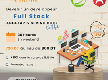 Formation FullStack Angular &amp; SpringBoot Tunis Tunisie