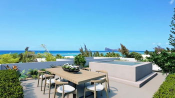 Penthouse avec vue panoramique à Péreybère à deux pas de la plage