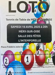 uper LOTO Tennis Table MERY OISE Méry-sur-Oise Val d'Oise