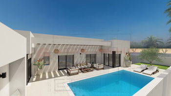 Vente Villa U piscine privée Houmt Souk Djerba titre bleu Tunisie