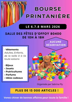 bourse vêtements jouets puéricultures