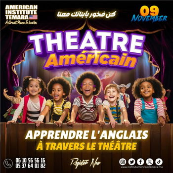 Annonce THÉÂTRE ANGLAIS ENFANTS ANS Rabat Maroc