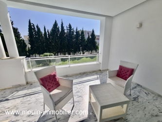 appartement à louer à l'année à Hammamet Nord