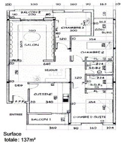 Plan et répartition des pièces
