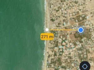 Vente Terrain 1900m2 ngaparou 250m plage Saly Portudal Sénégal