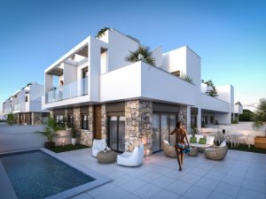 Vente Campoamor villa neuve 85 m2 3 chambres 2 sdb jaccuzzi Alicante