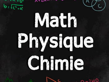 Cours soutien Maths Physique chimie Rabat Maroc