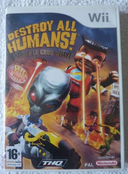 Jeux Wii Destroy all humans ! Champ-d'Oiseau Côte d'Or