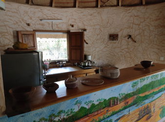 Intérieur case cuisine