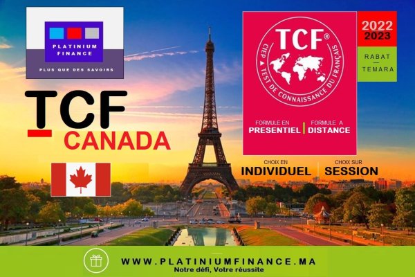 PREPARATION Individuelle TCF Canada ou TCF CA– CANADA Rabat Maroc