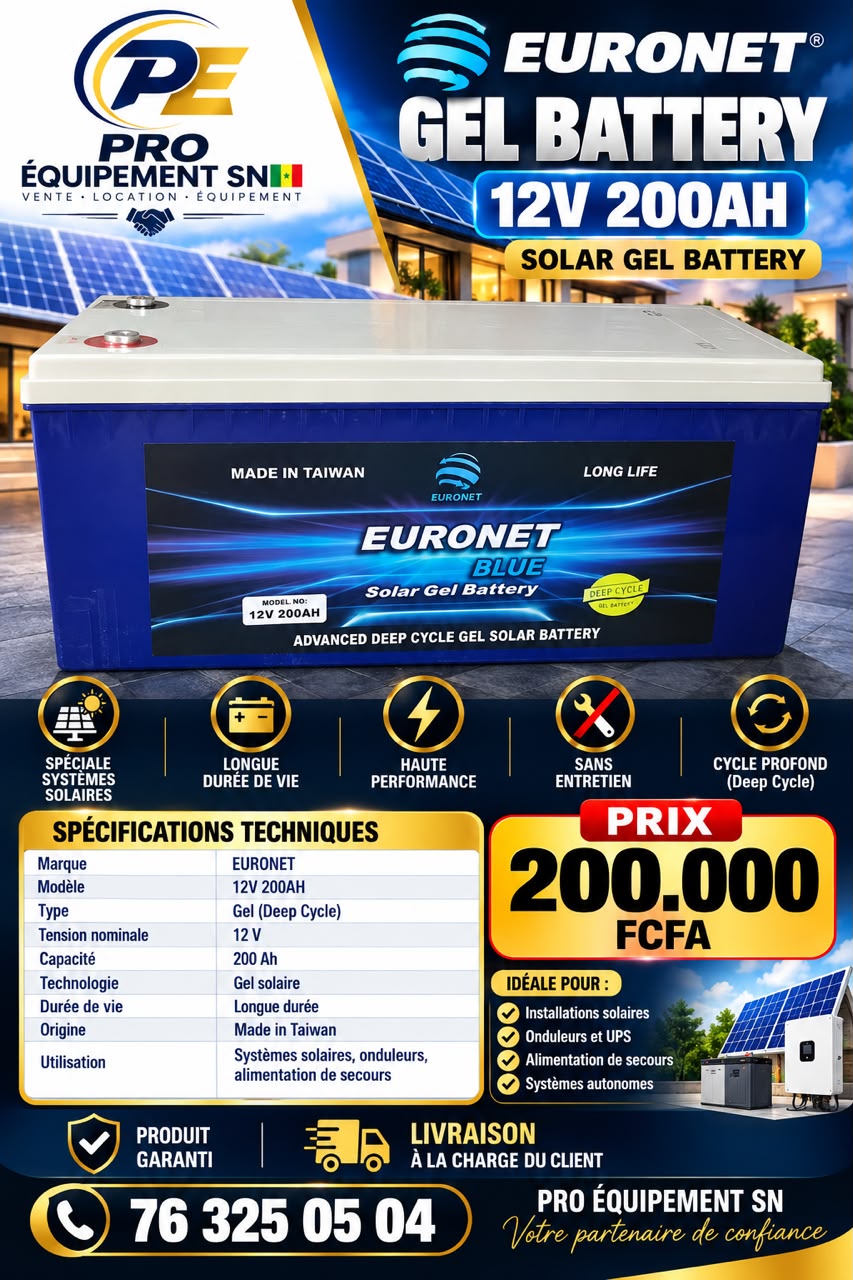 BATTERIE SOLAIRE