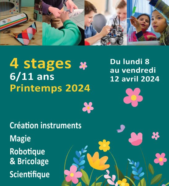 Stages Printemps enfants 6 11 ans Colombes Hauts de Seine