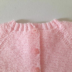 Brassière tricot bébé layette tricotée main