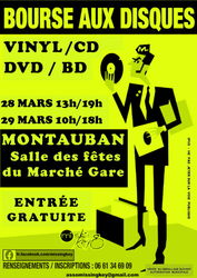 affiche Bourse aux Disques MONTAUBAN
