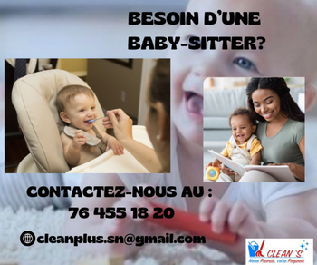 Annonce SERVICES BABYSITTING Dakar Sénégal