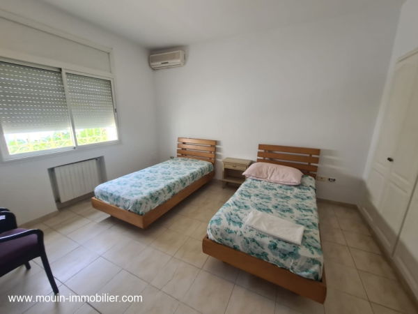 villa avec piscine à louer à Jinen Hammamet