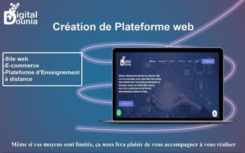 Création plateforme web Dakar Sénégal