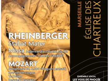 Concert Choeur Orchestre RHEINBERGER MOZART Marseille Bouches du Rhône