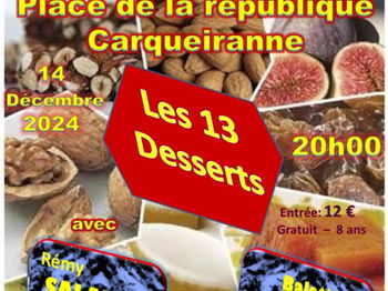 Annonce Soirée 13 Desserts Traditionnels Carqueiranne Var