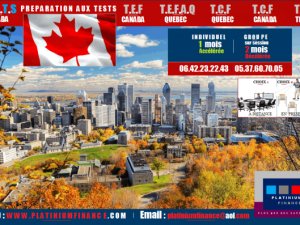 Préparation Individuelle TESTS -/ TEF-TEFAQ- TCF Canada France Rabat
