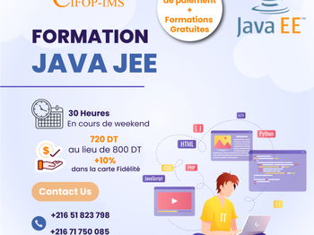 Annonce Formation JAVA JEE L&#039;Ariana Tunisie